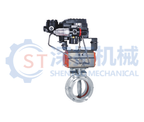 衛生級氣動調節快裝蝶閥